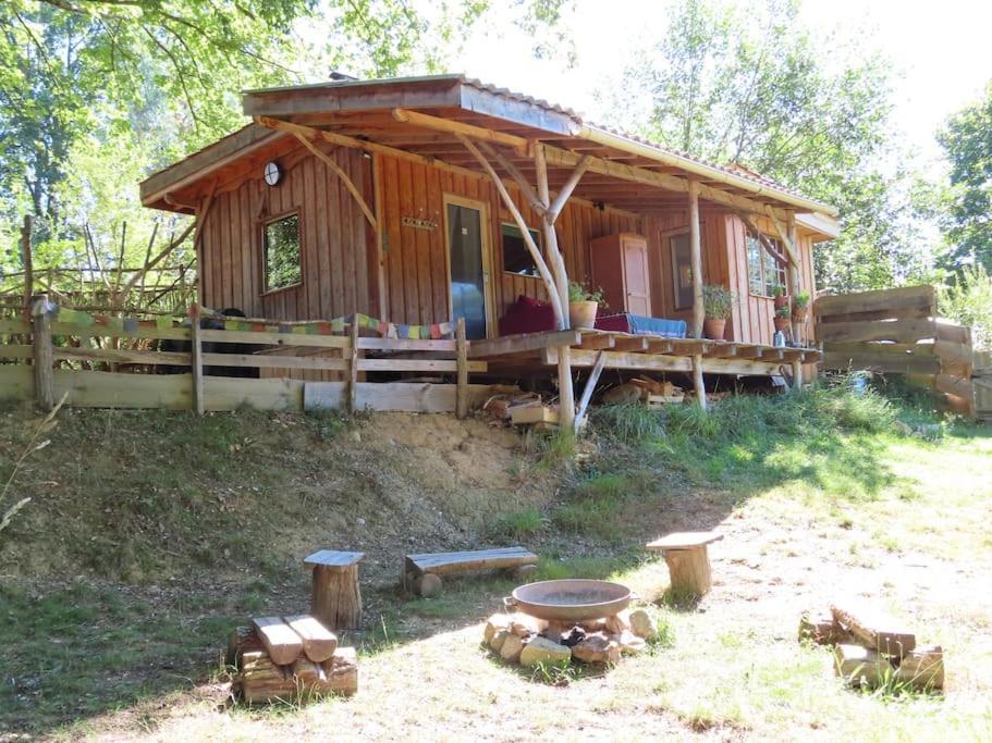 Cosy Cabane Montbrun-Bocage Exteriör bild